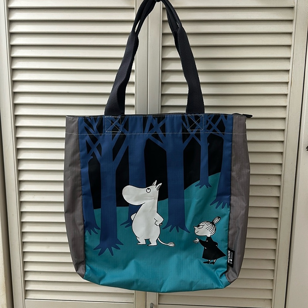 LeSportsac Moomin collection gallery tote bag
